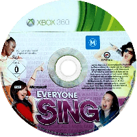 Everyone Sing PAL Xbox 360  box art